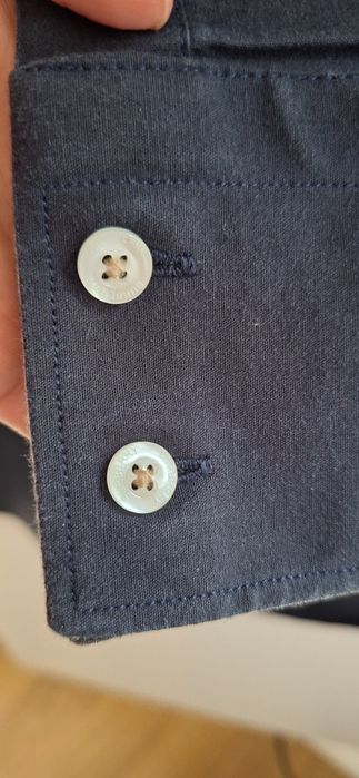 Дамска риза BURBERRY, М р-р, тъмно синя, с лого