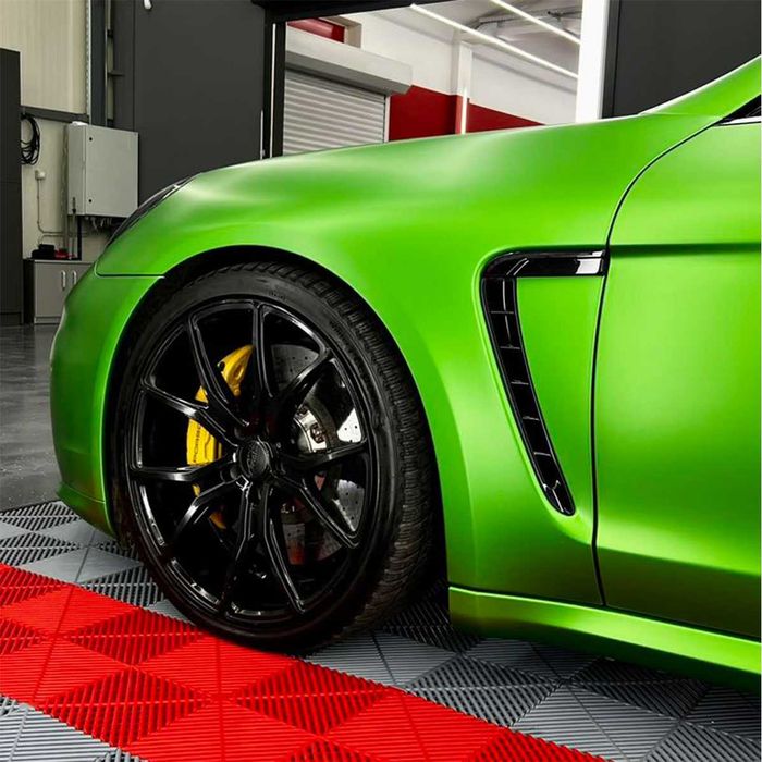 Pardoseala Modulara pentru Garaj si Service Rosu RED Made in Romania