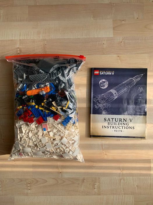 Vand Lego NASA Apollo Saturn V (cod 92176), 1969 piese