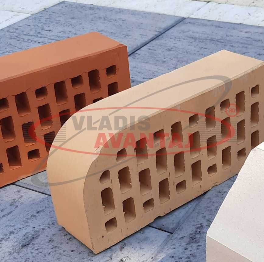 Cărămidă rotunjita Klinker pentru  fațadă,gratar , gard