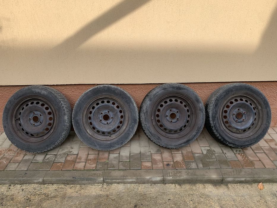 Jante 15” 5x112 + Cauciucuri iarnă Dunlop 195/65 R15