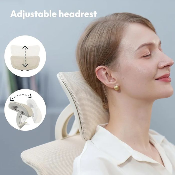 NOU Scaun birou Flexispot OS1, rabatabil, roz