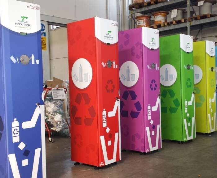 Aparat colectarea deseuri reverse vending masine