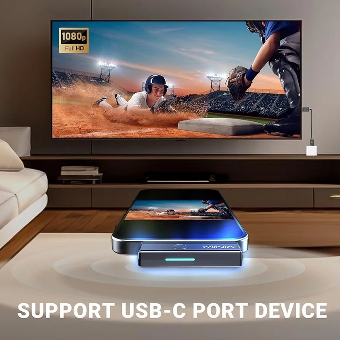 Adaptor wireless usb c la hdmi 1080p 60Hz Minix C1 Plus