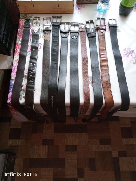 Мужские поясные ремни бу.