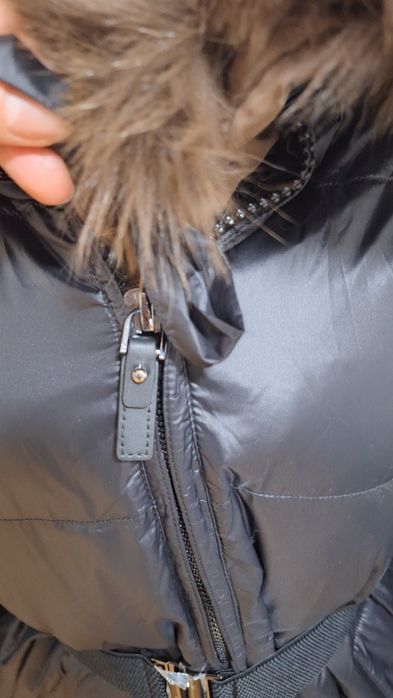 Vand geaca cu blana naturala  vulpe