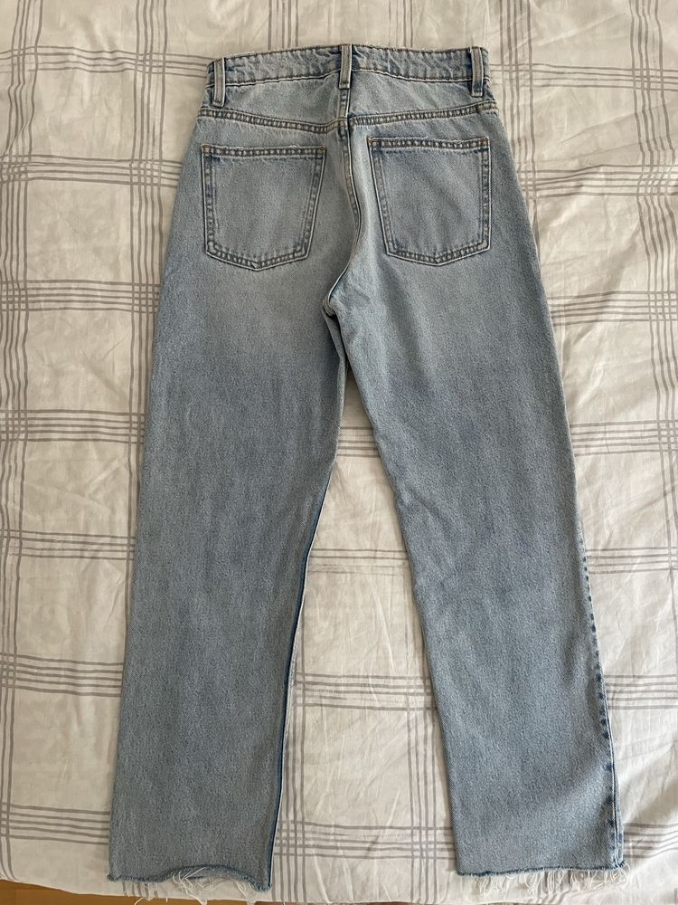 Zara дамски дънки straight leg