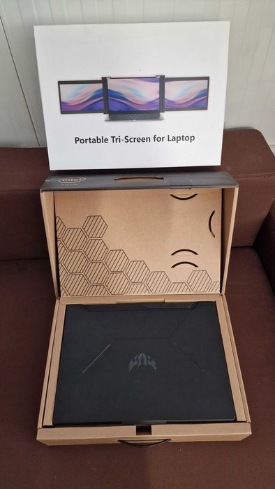 Laptop gaming asus TUF F15 FX506LU i7, 16gb,GTX 1660Ti +2Monitoare13.3