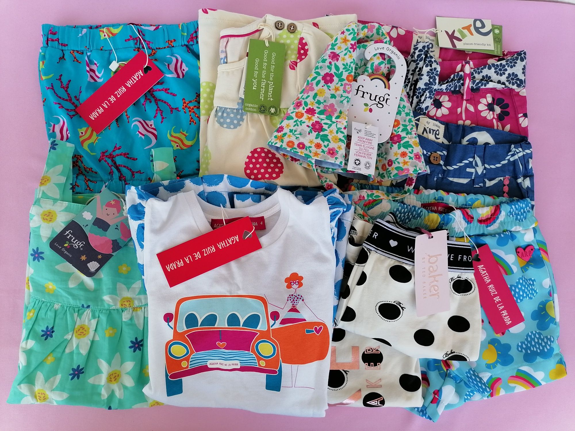 Маркови детски дрехи Frugi, Kite, Ted Baker, Desigual, Agatha ruiz