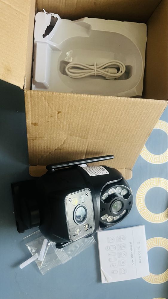 camera wifi video duala pt interior/exterior