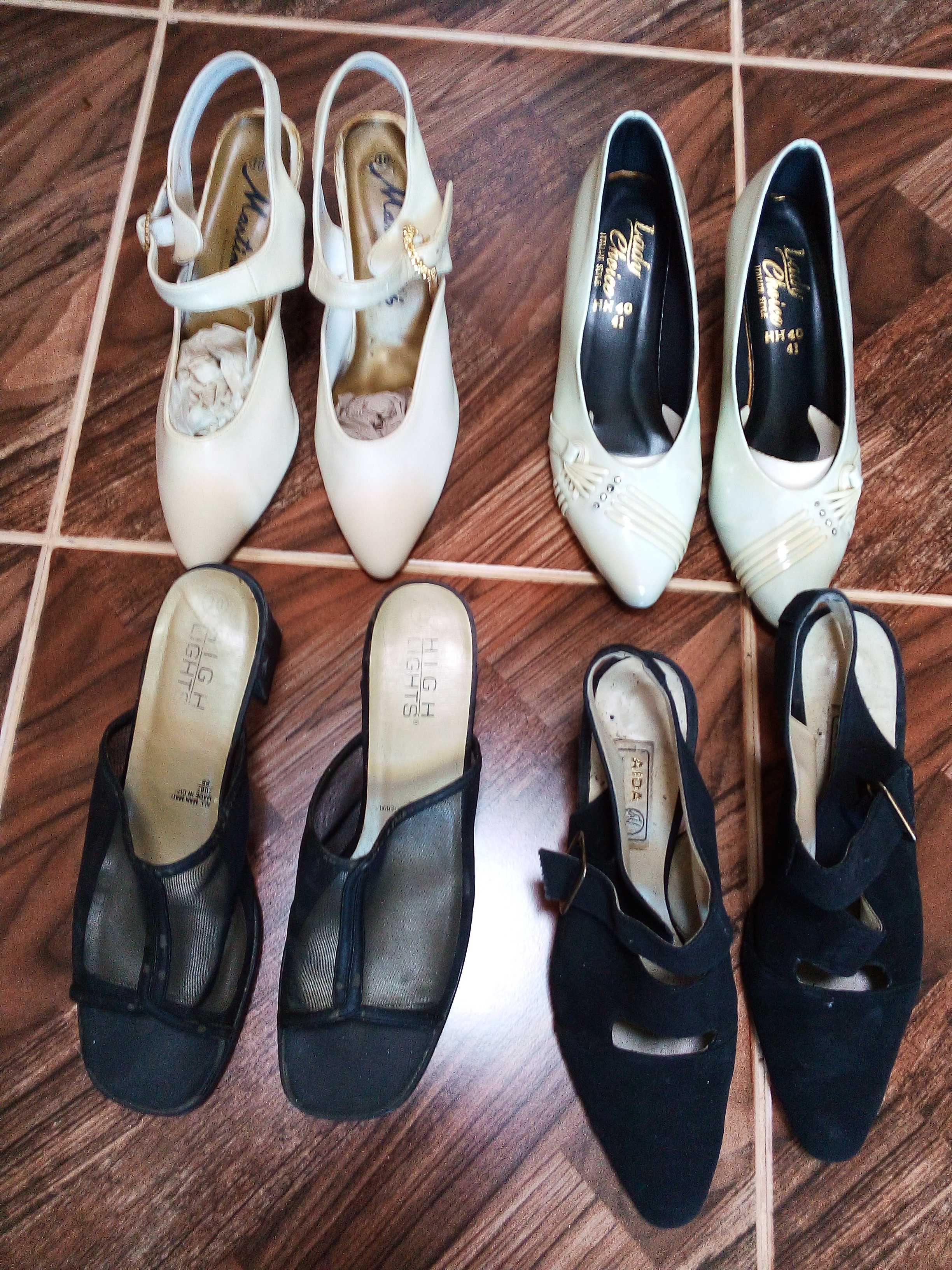 «Недорого» Женская обувь, 4 пары 100тыс за все, размер 40-41.