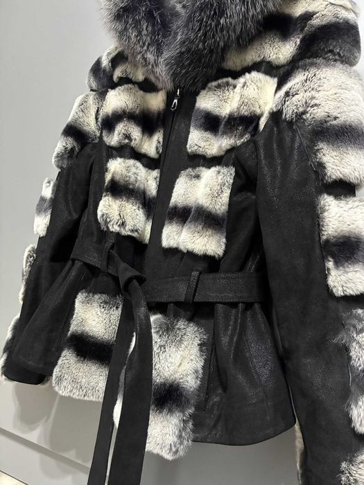 Geaca , haina de blana șinșila