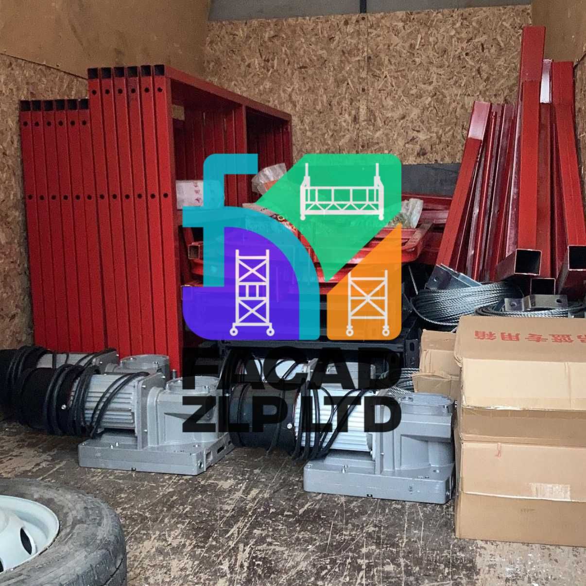 Электродвигатели для фасадной люльки модели ZLP-630 в наличии, Китай