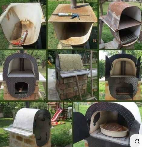 Proiect cuptor pizza cada plita gratar barbeque gradina