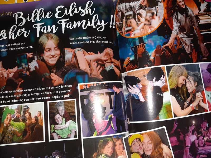 Revista U! Girl cu Ariana Grande pe coperta - 16 pagini Billie Eilish