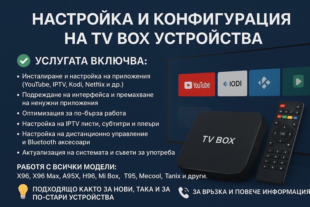 Настройка на tv box устройства