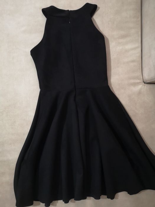 Рокля от велурен плат