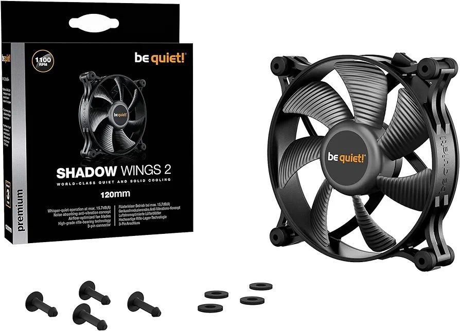 Ventilator be quiet! Shadow Wings 2, 120mm, PWM