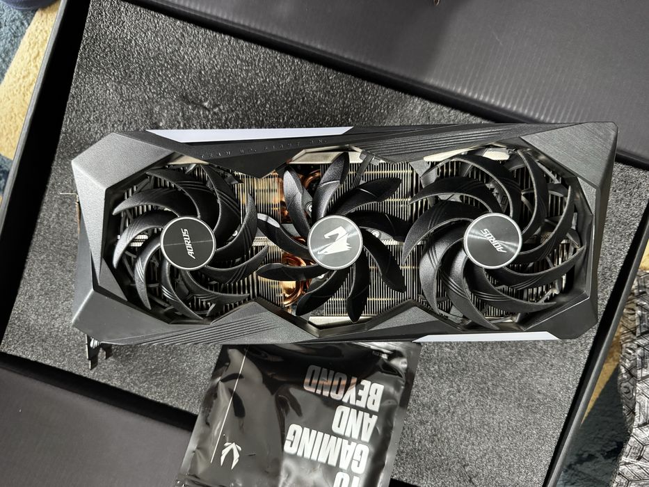 Placa video Gigabyte Aorus Nvidia GeForce RTX 3070 Ti MASTER 8GB
