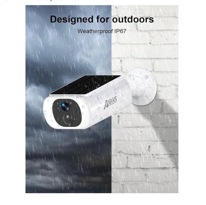 Camera de supraveghere cu incarcare solara