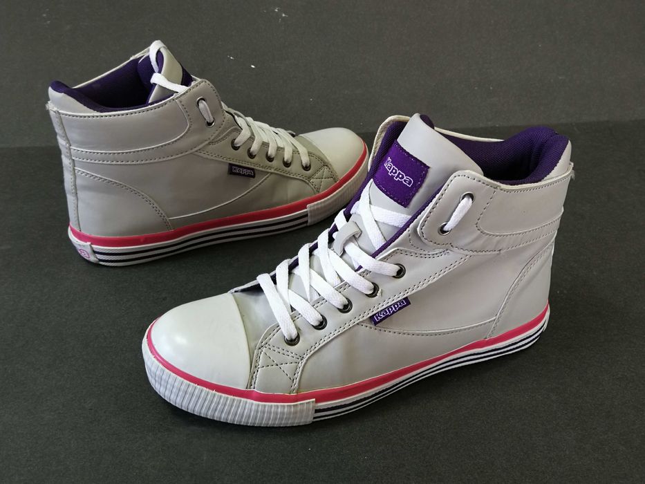 Ghete dama copii  Tenisi captusiti  PIELE  39 40 KAPPA converse Ca NOI