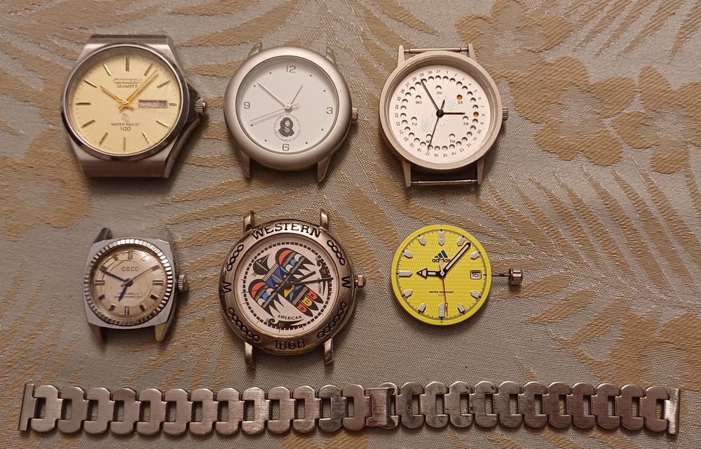 ot ceas vintage Ciziten wr100 Osco Adidas Slava + multe piese