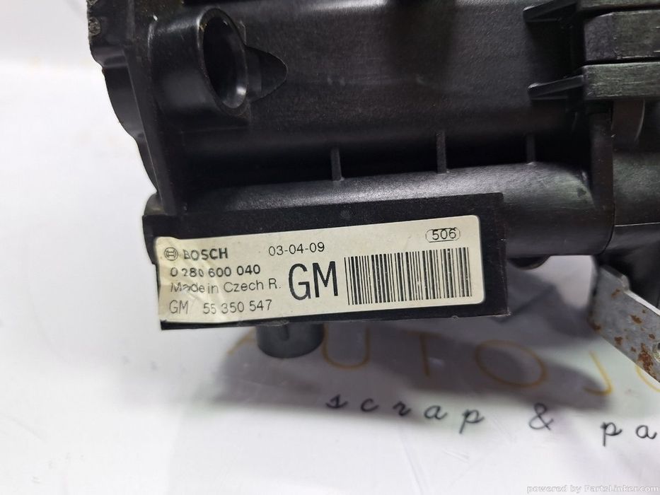 Galerie de admisie OPEL CORSA C (F08, F68, X01) [ 2000 - 2009 ] 1.2 (Z 12 XE) 55KW|75HP BOSCH 0280600040 OEM 55350547