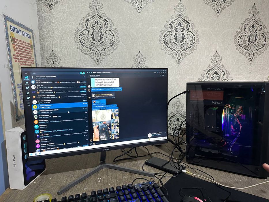 Igravoy kompyuter full komplekt abmen iphone 13 pro yoki maxga