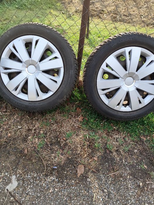 Set 4 roți iarnă 205/55 R16 Diplomat Winter HP M+S – cu jante și capac