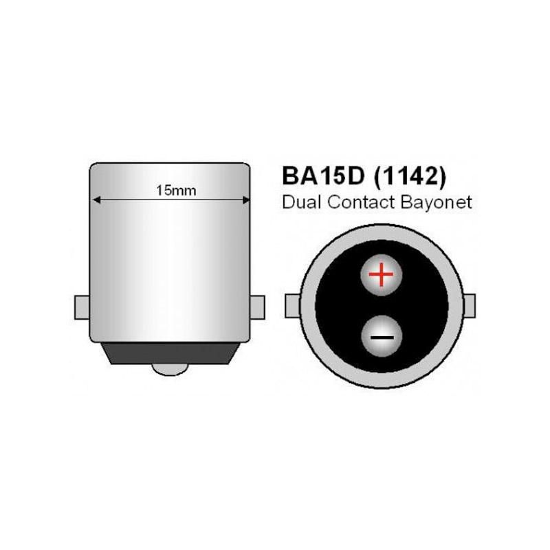 фасунга за крушка с две светлини 21/5w ba15d метална 2броя ...