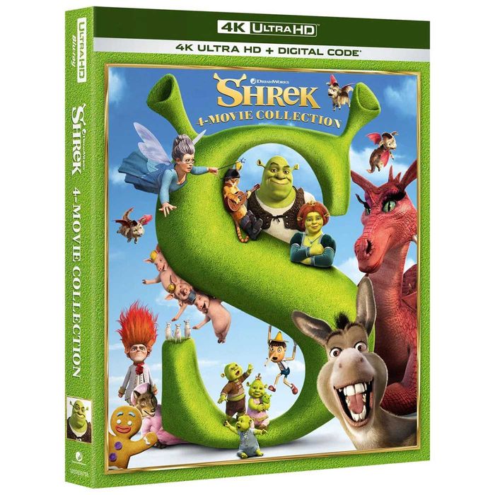 Shrek 1-4 [4K Ultra HD] - Шрек 1-4 /всичките филми/ с 4К качество
