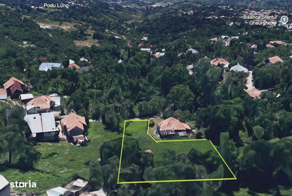 Teren intravilan, 2476 mp in cadru natural, regim P+1E+M | COMARNIC