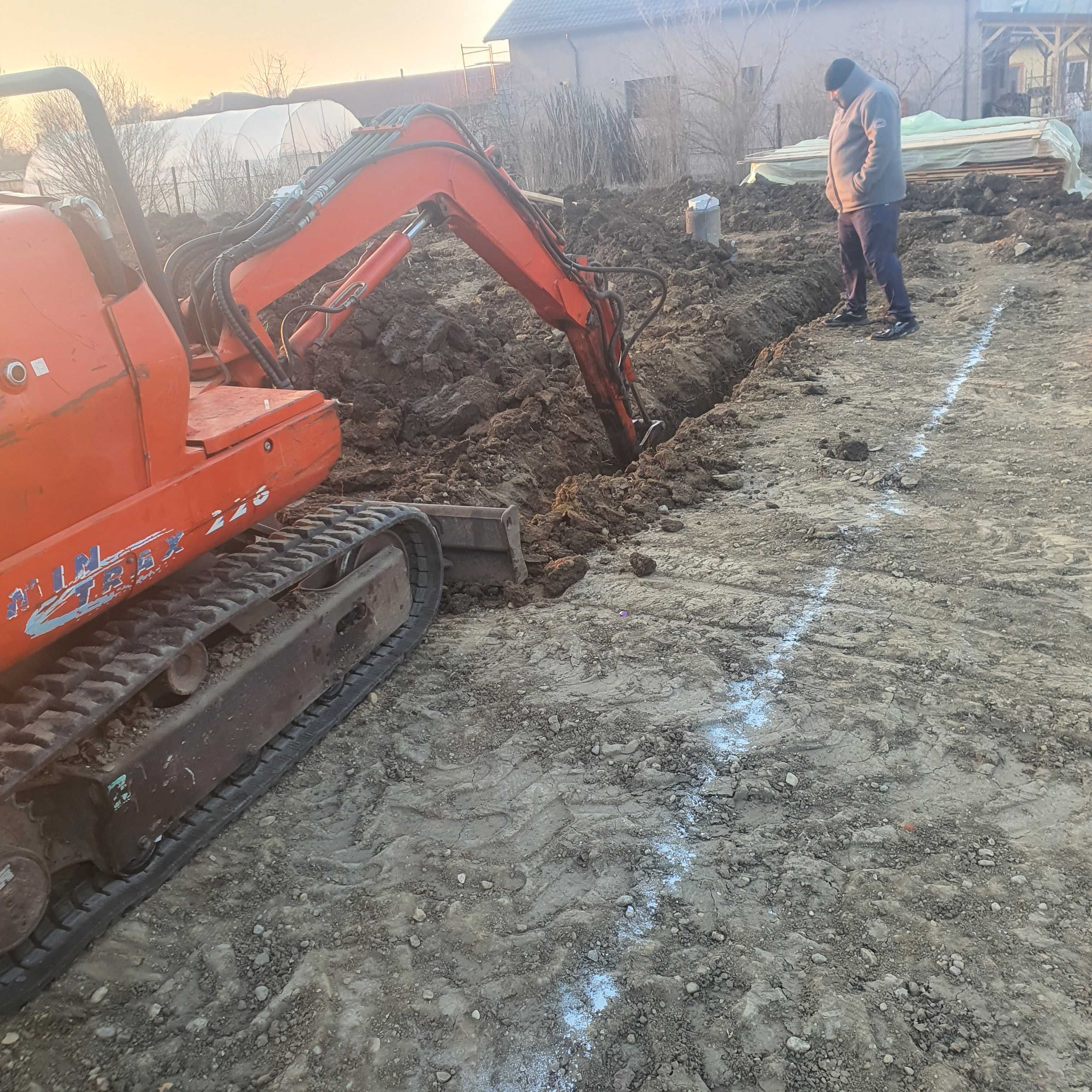 Sapaturi miniexcavator pietris nisip Draganesti olt