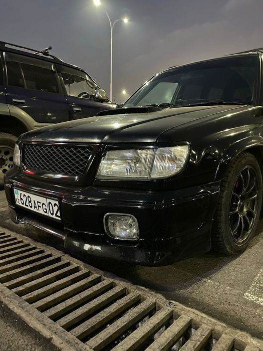 Передний бампер subaru forester sf5 st2m sti задний бампер пороги