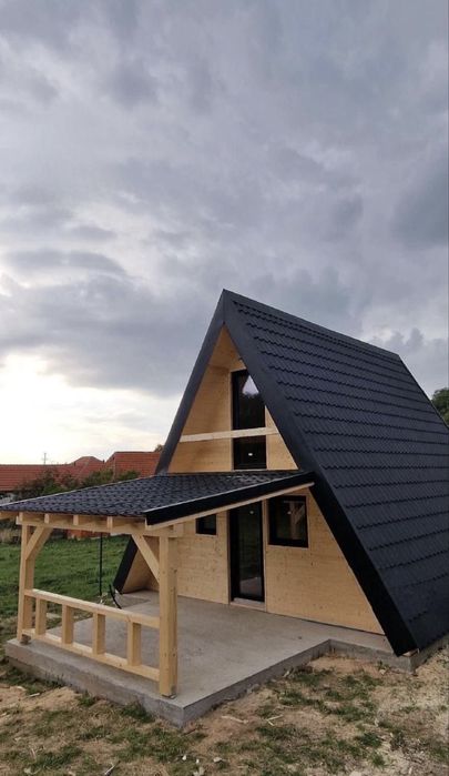 Cabana din lemn masiv si uscat