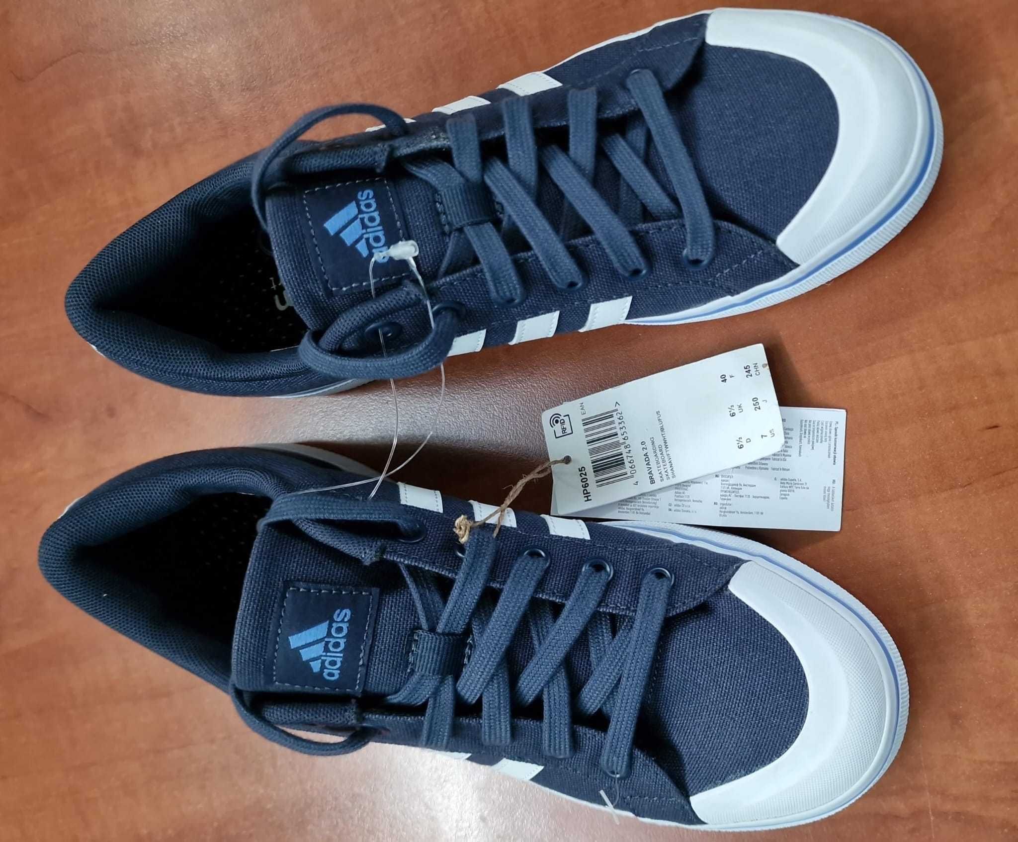 Tenisi Adidas Bravada 2.0 skateboard marime copii 40 - nou cu eticheta