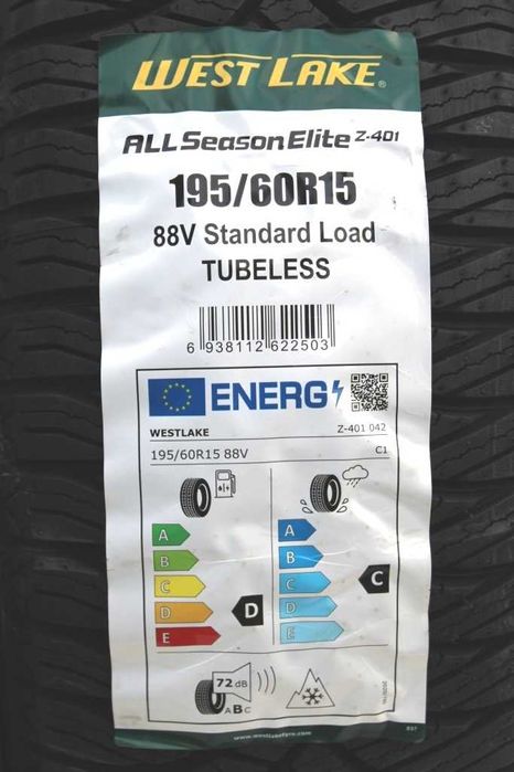 Anvelope noi 195/60R15, 88V, WestLake, All Season, DOT 2025