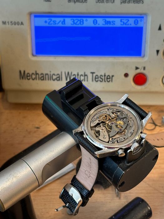 Ceas Ulysse Nardin chronograph vintage anii 60 diametru 40mm