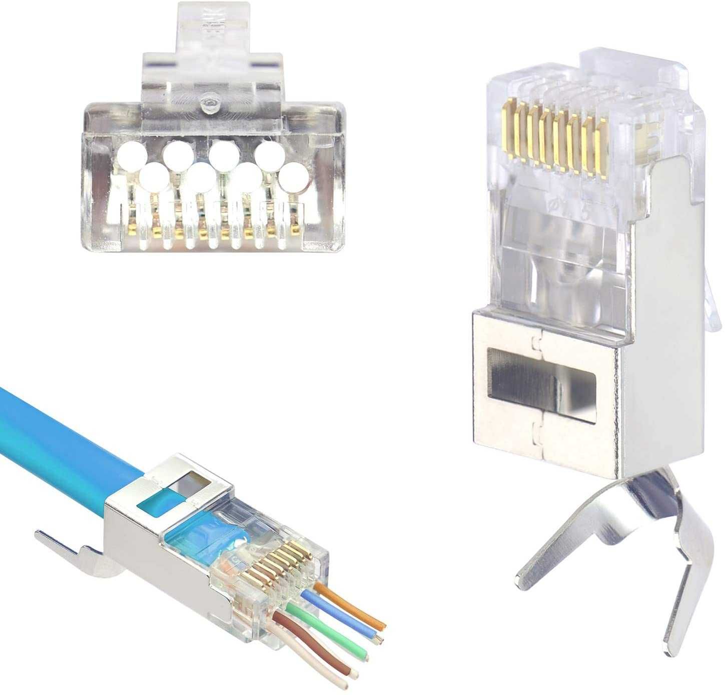 Sertizare conectori rj45 si Rg6 (cat. 5e ,6, 6a , 7, catv-compresie)