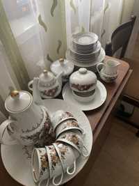 Сервиз чайный 30 персон фарфор Henneberg Porzellan 1777