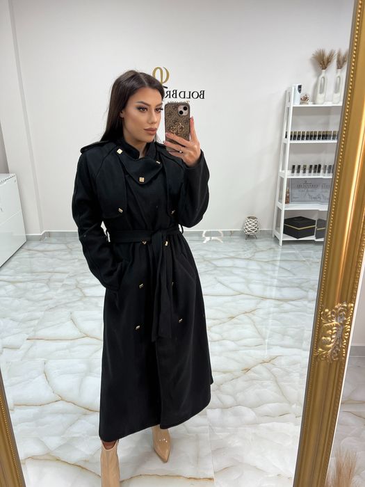 Дамско  палто от висококачествен еко косъм в бяло