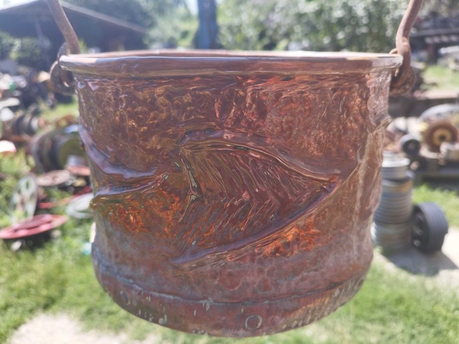 Oala de cupru pentru decorațiuni restaurante pensiuni