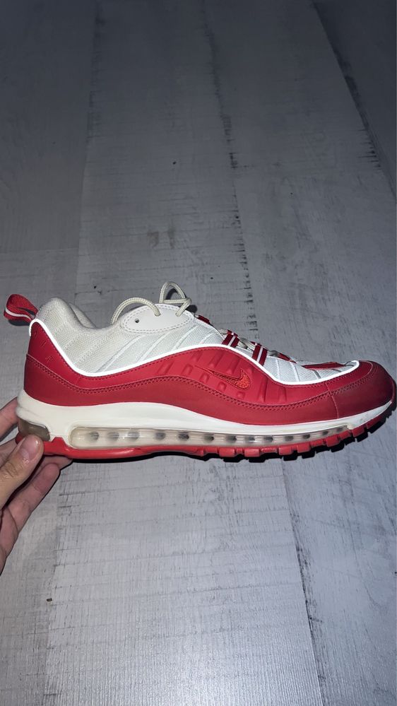 Nike Air Max 98 Red & White
