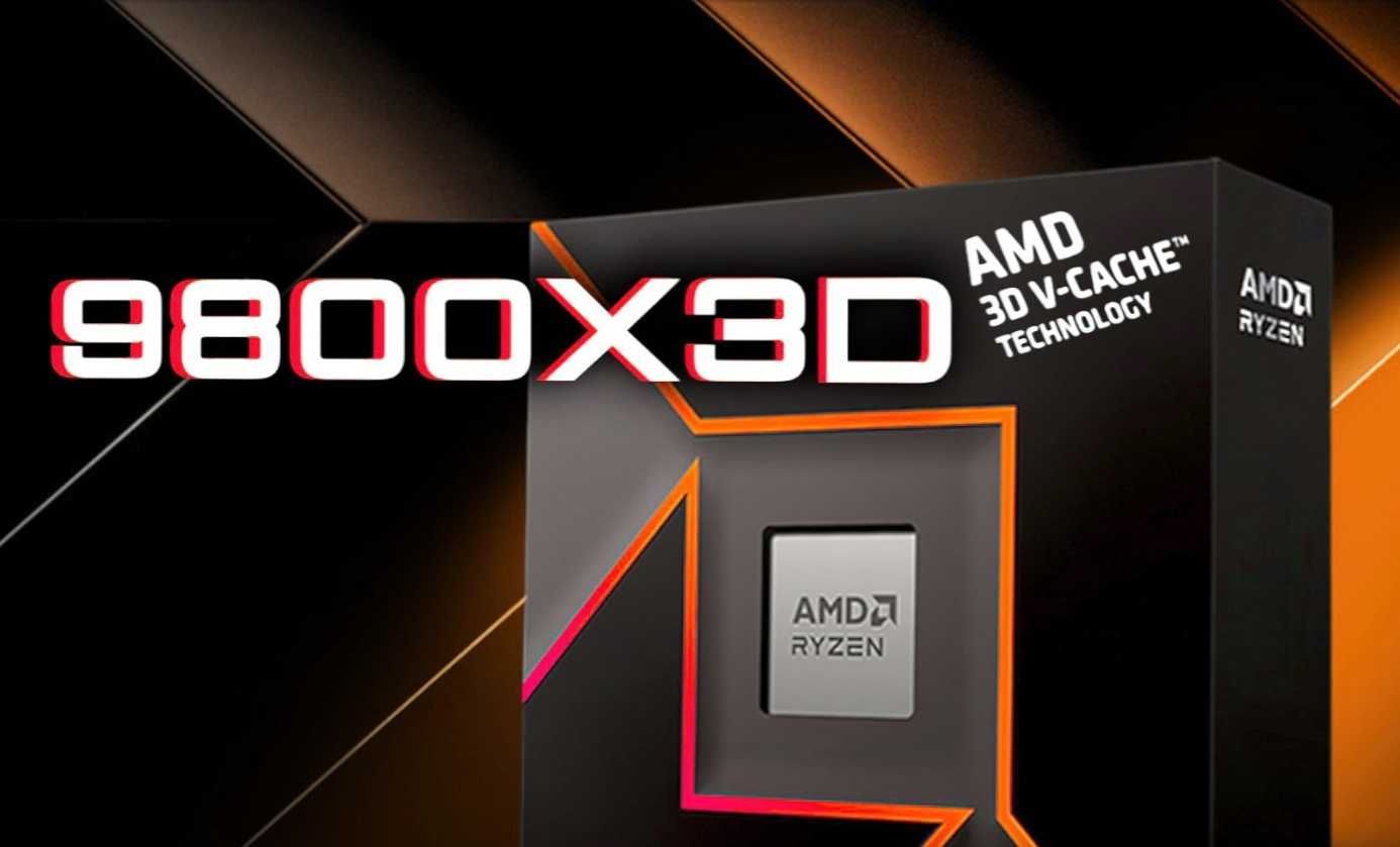 Король производительности игр AMD Ryzen 9800X3D от офиц. поставщика!