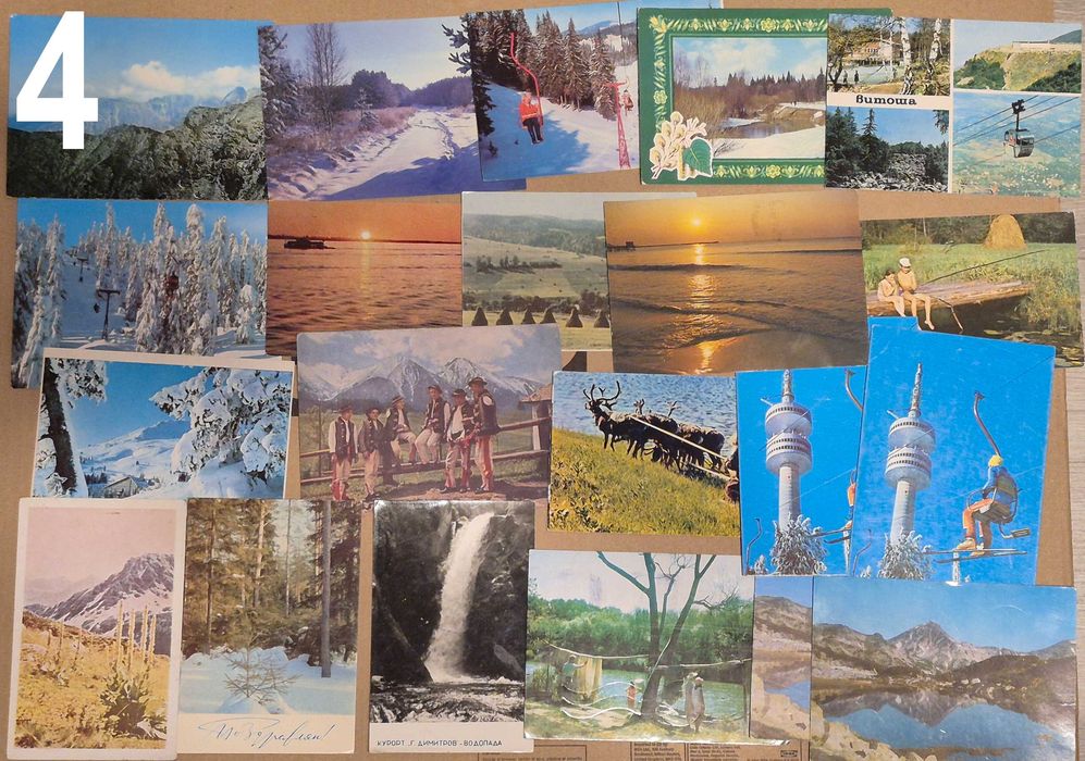 Колекция от 416 стари картички