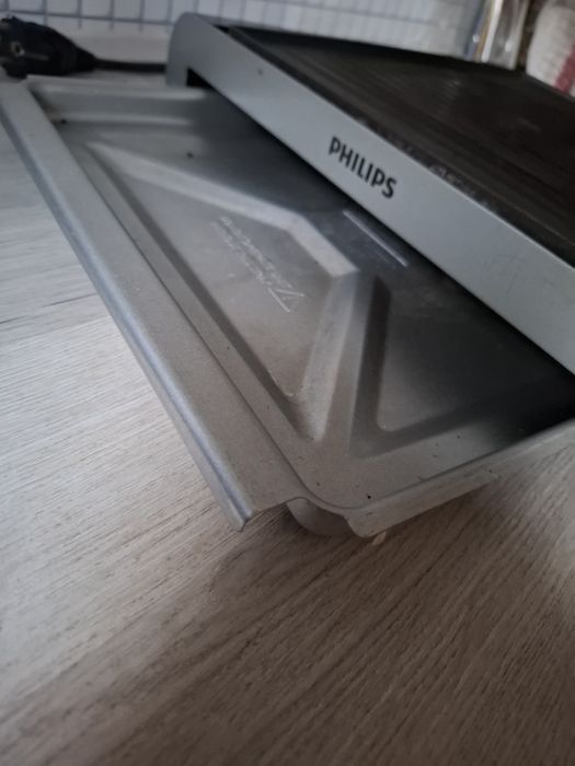 Grill Philips 2000 W, 30 x 30 cm, suprafata neaderenta