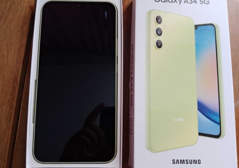 Samsung A34 128GB 6GB RAM - Перфектен! 5G - Много Бърз