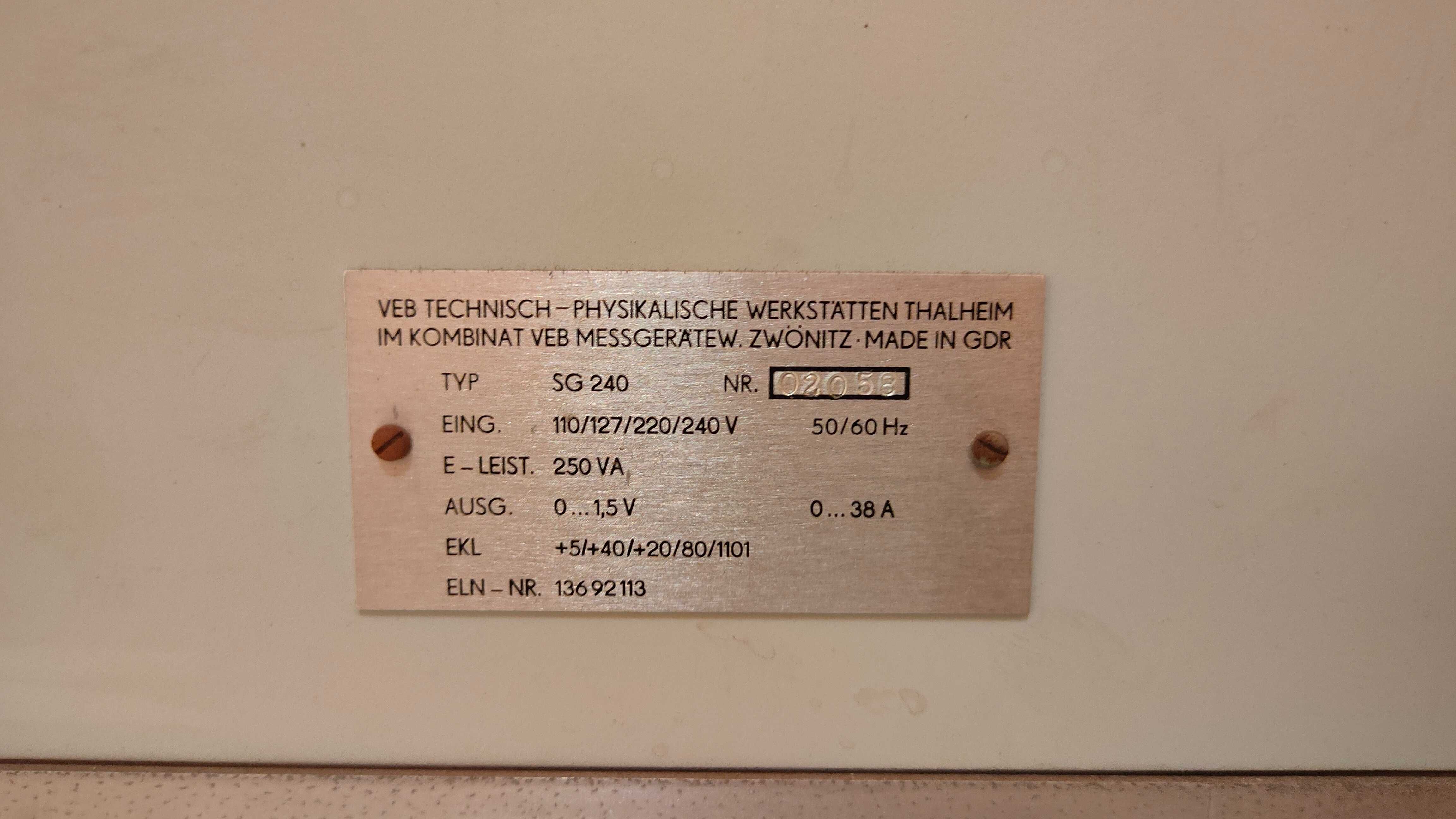 Токоизправител -лабораторен апарат  GDR-намаление на 200лева