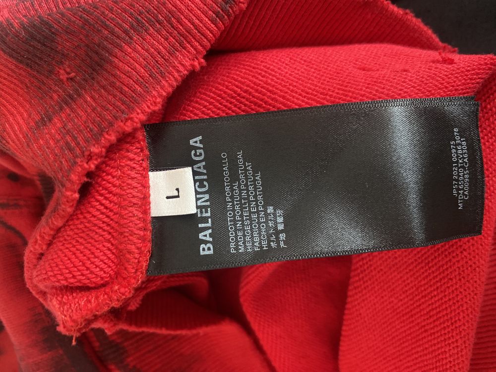 Balenciaga Skater hoodie Red