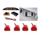 Парктроник Parking sensor, 4 червени сензора и дисплей, червен датчик